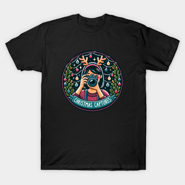 Christmas Captures T-Shirt by Moniato